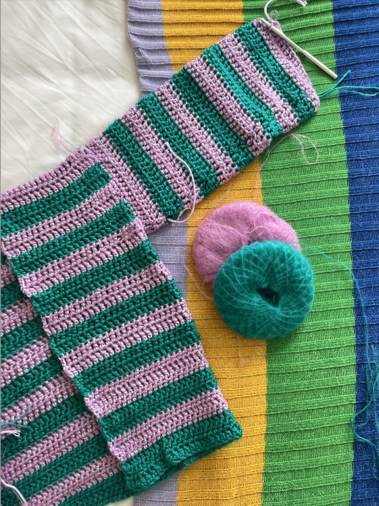 crochet yarn color